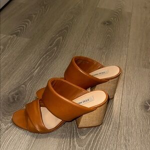 Steve Madden Teriann Square Heel Sandal Size: 8 1/2